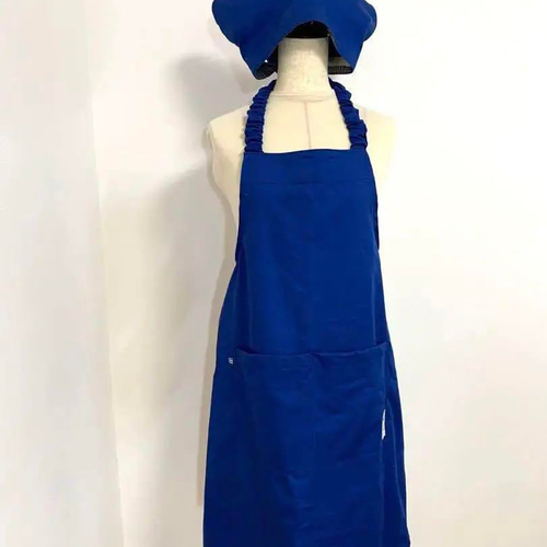 キッズエプロン＆三角巾・140サイズ~・ツイル（チノクロス