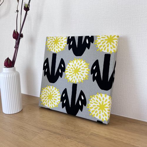 たんぽぽ アート フラワー 花柄 ファブリックパネル インテリア たんぽぽ アート フラワー 花柄 ファブリックパネル インテリア