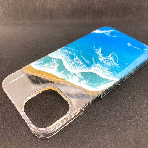 携帯ケース レジンアート 海 iPhoneケース・カバー ねんどや 通販