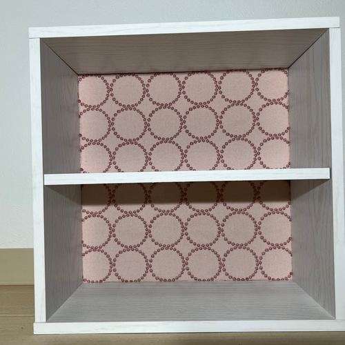 A 薄型 ボックス 棚付 ミナペルホネン dop 【ピンク】 カラーボックス-