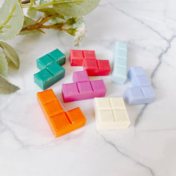 テトリスのオブジェ　色付き　レトロゲーム　カラフル　かわいい　3Dプリンター 2枚目の画像