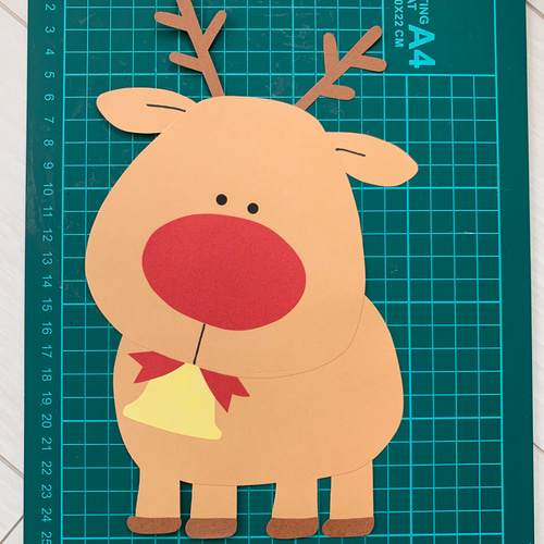 壁面飾り クリスマス 切り絵 くまたん。 通販 16687028｜Creema