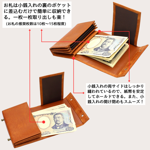 財布 メンズ 二つ折り プエブロレザー pueblo 名入れ無料