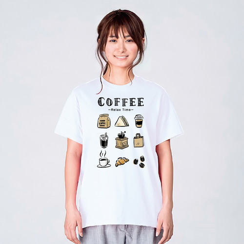 カフェ tシャツ コーヒー tシャツ 北欧 おしゃれ グッズ 雑貨