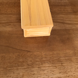 食卓に置ける箸箱　松竹梅　和柄　カトラリーケース　メガネ入れ　小物入れ　蓋付き木製　少人数用 13枚目の画像