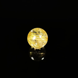 【真っすぐな金針がカッコいい】ゴールドルチルクォーツ 金針水晶 １２ミリ ＫＹＧ１６ お守り効果 天然石 ギフト 京海堂 7枚目の画像