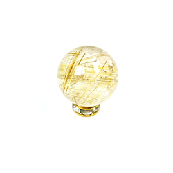 【真っすぐな金針がカッコいい】ゴールドルチルクォーツ 金針水晶 １２ミリ ＫＹＧ１６ お守り効果 天然石 ギフト 京海堂 16枚目の画像