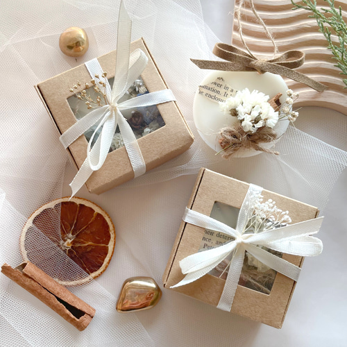 シナモンのお届けモノ♩ ボタニカルアロマワックスサシェ / サボンの