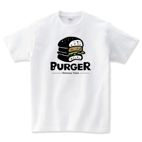 ハンバーガー tシャツ パティ バンズ コスプレ バーベキュー tシャツ メンズ レディース 食べ物tシャツ 2枚目の画像