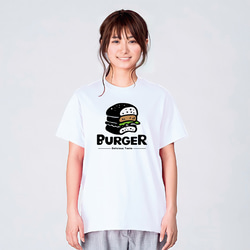 ハンバーガー tシャツ パティ バンズ コスプレ バーベキュー tシャツ メンズ レディース 食べ物tシャツ 4枚目の画像