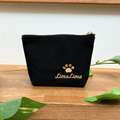 楽天市場】犬雑貨 【デニムポーチ 柴犬茶】 ワンポイント刺繍が