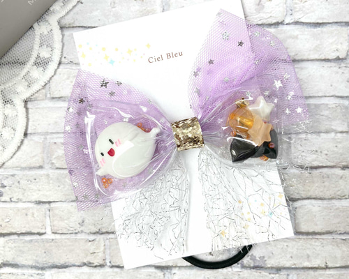 ハンドメイド☆ベビー＆キッズリボンヘアゴム☆ピンク☆うさぎ