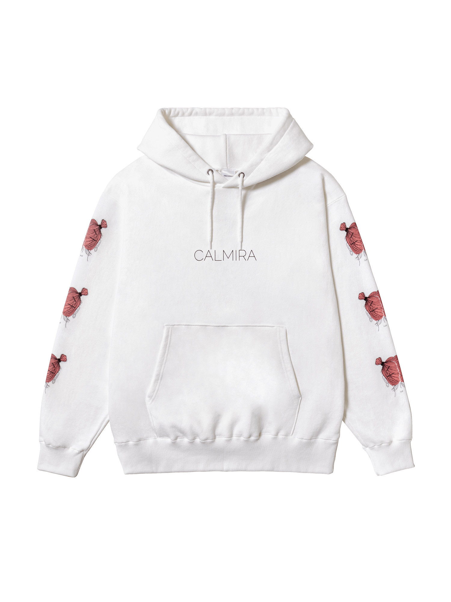 ＣＡＬＭＩＲＡ【No.5　type-A】パーカー　スウェット ロンT　ビッグシルエット オーバーサイズ  ホワイト 白