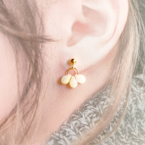 ちまっと♡スイカにゃんこ　しっぽゆらゆら★ピアス/イヤリング✩*॰¨ ちまっと♡スイカにゃんこ しっぽゆらゆら☆ピアス/イヤリング✩*॰¨