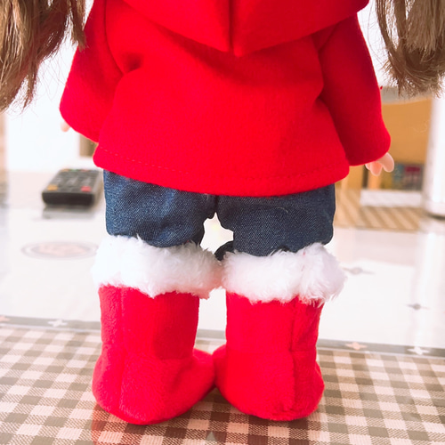 ソランちゃん服 めるちゃん着られる服 レミンちゃんなど用服 暖かい冬