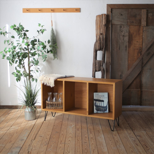 レトロ ラワン 無垢材 本棚 シェルフ 飾り棚 食器棚 ヴィンテージ レトロ ラワン 無垢材 本棚 シェルフ 飾り棚 食器棚 ヴィンテージ