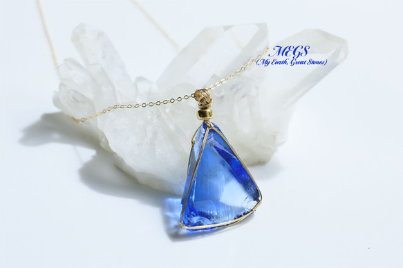 女神巻き®】アンダラクリスタル エレスチャルサファイア ～豊かに包む