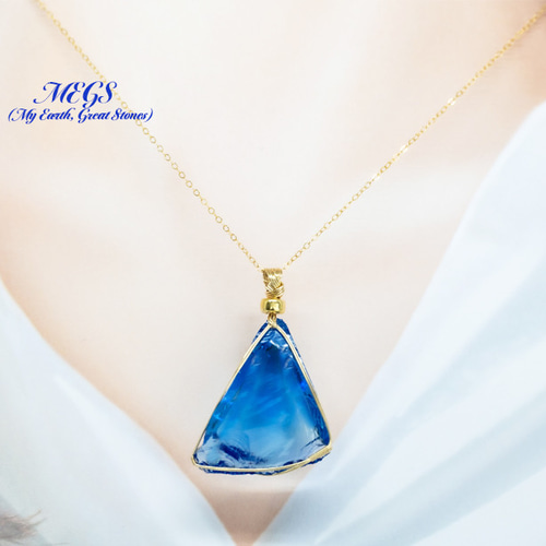 女神巻き®】アンダラクリスタル エレスチャルサファイア ～豊かに包む