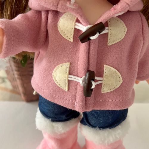 ソランちゃん服 めるちゃん着られる服 レミンちゃんなど用服 暖かい冬