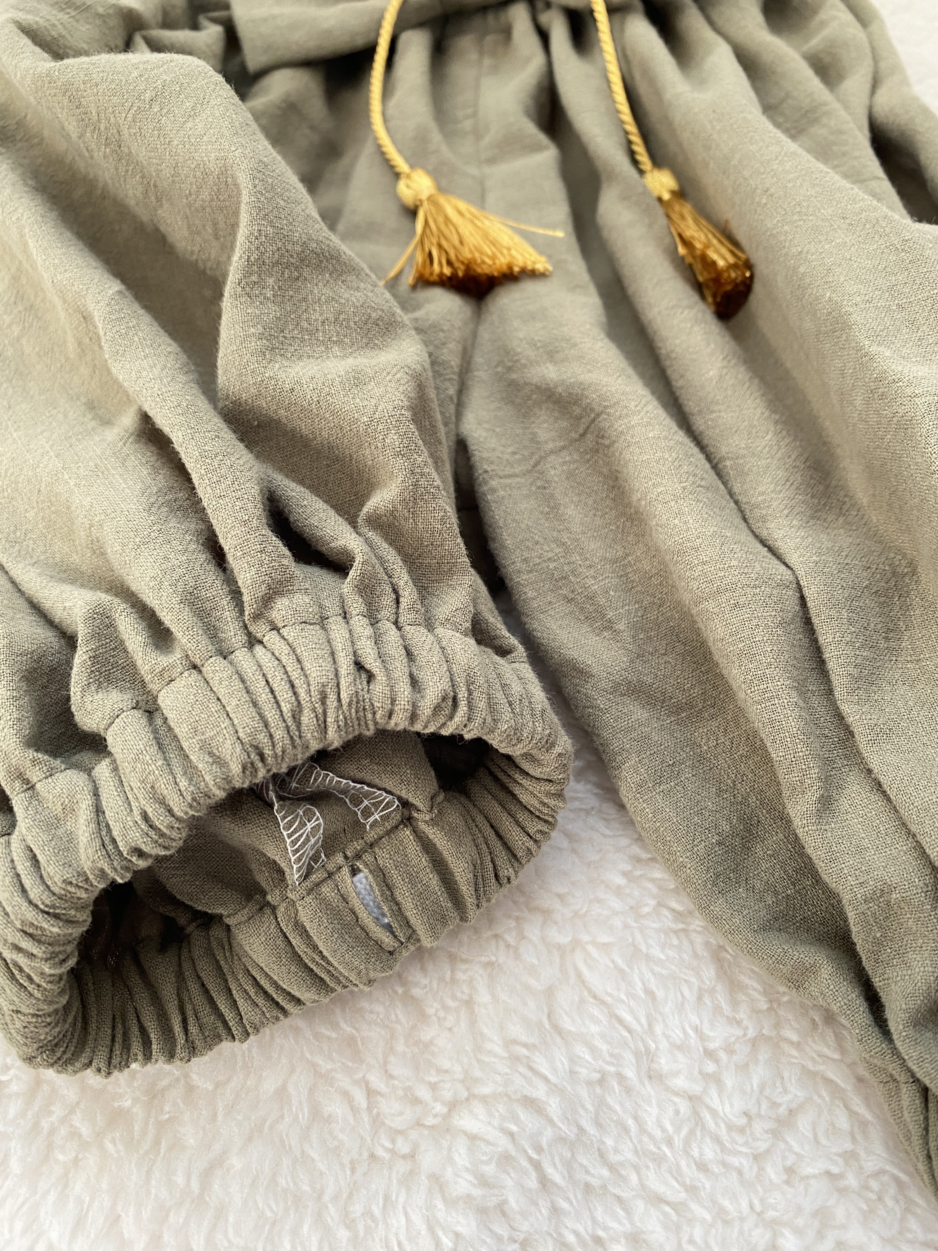 【受注生産✨送料無料】ベビー・キッズ袴＊ボタニカル柄オフホワイト×ピンク＊