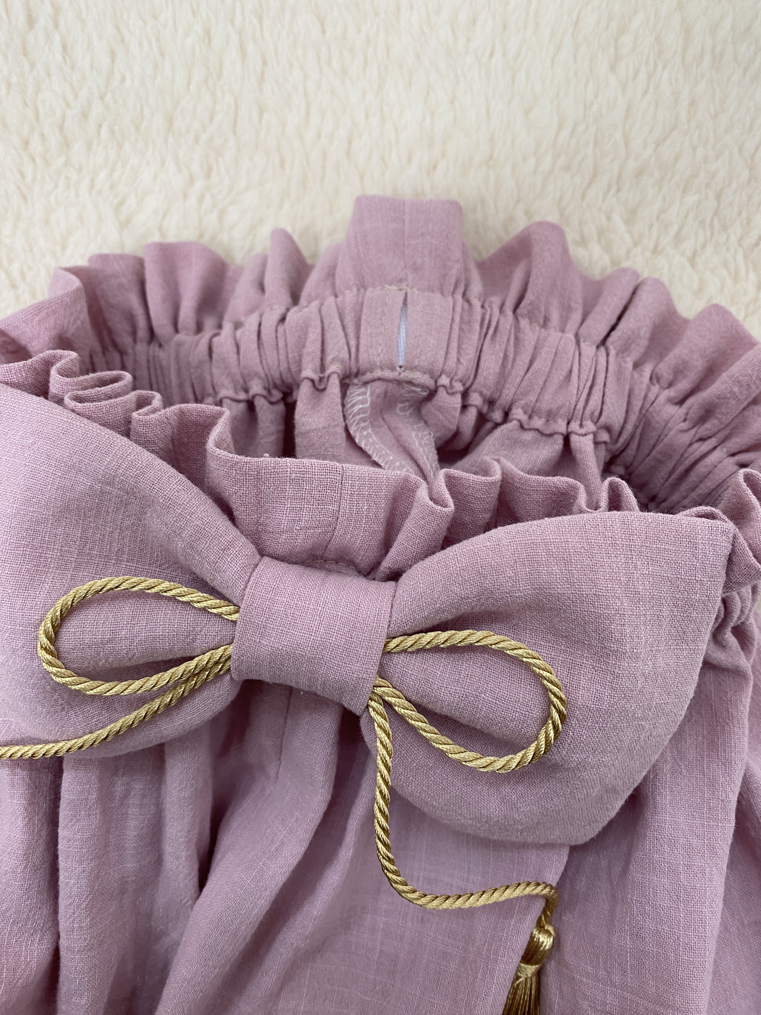 【受注生産✨送料無料】ベビー・キッズ袴＊ボタニカル柄オフホワイト×ピンク＊