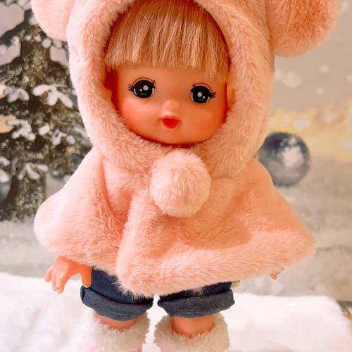 ソランちゃん服 めるちゃん着られる服 レミンちゃんなど服 モコモコ