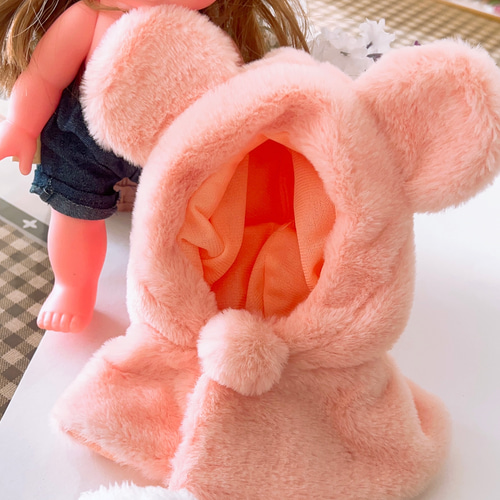 ソランちゃん服 めるちゃん着られる服 レミンちゃんなど服 モコモコ