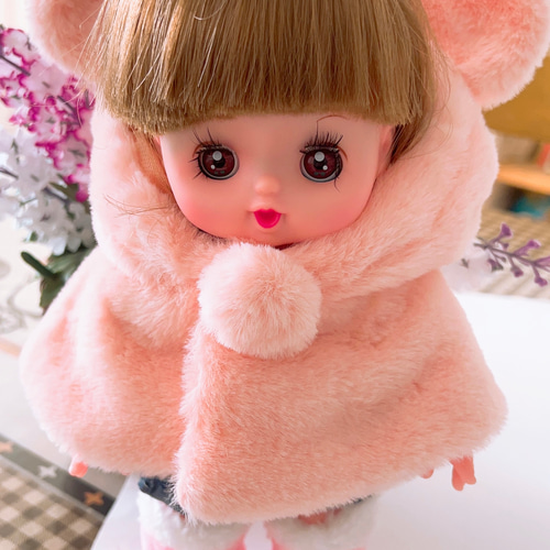 ソランちゃん服 めるちゃん着られる服 レミンちゃんなど服 モコモコ