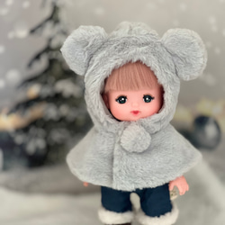 ソランちゃん服 メルちゃん着せられる洋服 うさぎ耳洋服&ピンクブーツ