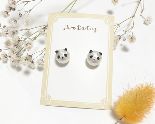 ルンルン♪パンダピアス 双子パンダピアス｜大丸松坂屋オンラインストア【公式通販】