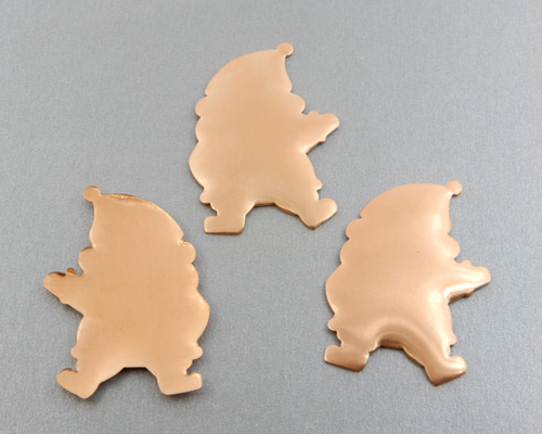 純銅板【サンタ クリスマス】七宝焼き《K72-015》 その他素材 Sippou