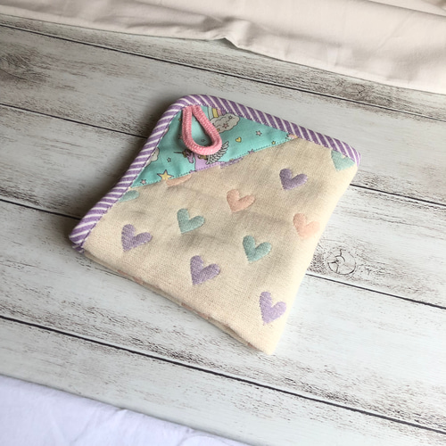 六重織ガーゼのハンカチ fuwara 入園準備 ループ 女の子 男の子 限定色