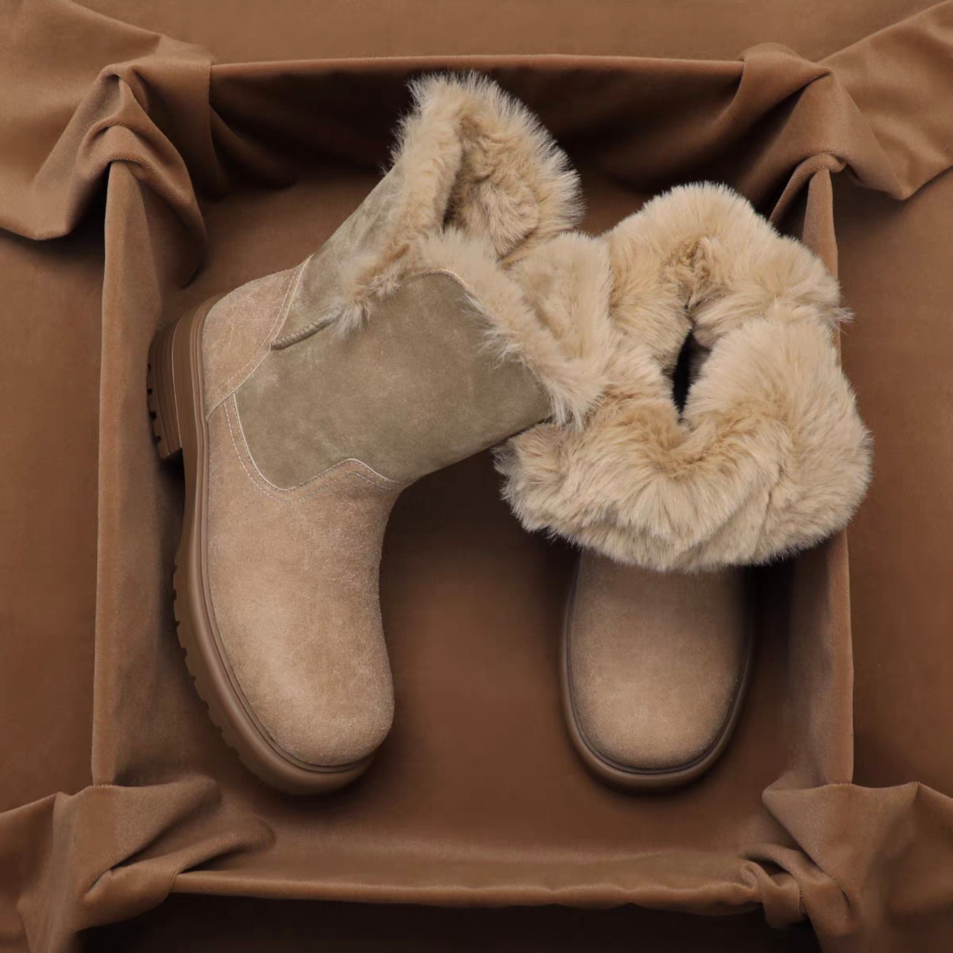 「暖かくて歩きやすくて最高」スノーブーツ 最強防寒ブーツ 滑らない 防寒 シューズ creema限定クリスマス2025