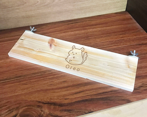 ステップ チンチラ ステージ 小動物 木製 デグー コーナーステージ