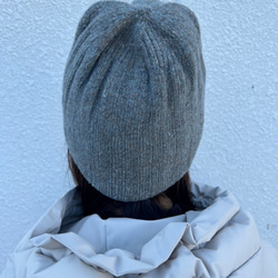 メリノウール ニット帽【quadro × 三河紡毛】 2枚目の画像