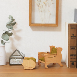 《ミニチュア家具》猫シルエット ソファ ミニチュア 家具 インテリア ドールハウス 15枚目の画像