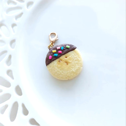 クッキーのヘアゴム～ハートのクッキー♪ ヘアゴム chocolate 1tsubu