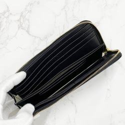 日本製　上質リザード　薄型　長財布　ロングウォレット　財布　トカゲ革　L型ファスナー　エキゾチックレザー　 10枚目の画像