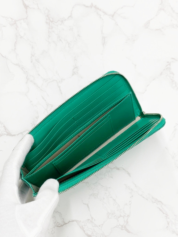 日本製　上質リザード　薄型　長財布　ロングウォレット　財布　トカゲ革　L型ファスナー　エキゾチックレザー  DGJ1583853222(12155円)