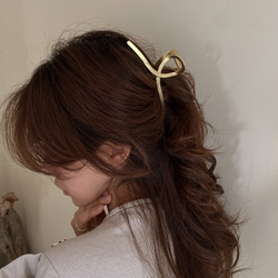 【在庫処分 数限定セール￥399】韓国ファッション　シンプルヘアクリップ 　ヘアアクセサリー　-7006 4枚目の画像