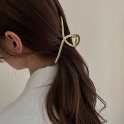 【在庫処分 数限定セール￥399】韓国ファッション　シンプルヘアクリップ 　ヘアアクセサリー　-7006 8枚目の画像