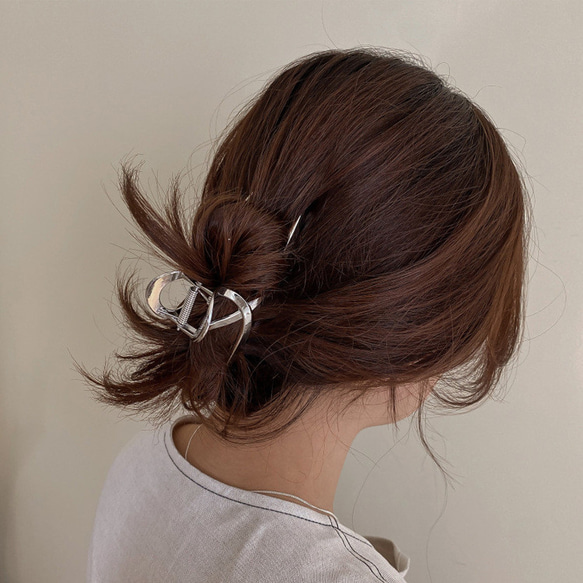 【在庫処分 数限定セール￥399】韓国ファッション　シンプルヘアクリップ 　ヘアアクセサリー　-7006 1枚目の画像