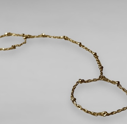 K10 チェーンリング（ドット3ウェーブ）