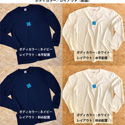 地図Tシャツ（長袖）：気仙沼ブルー 14枚目の画像