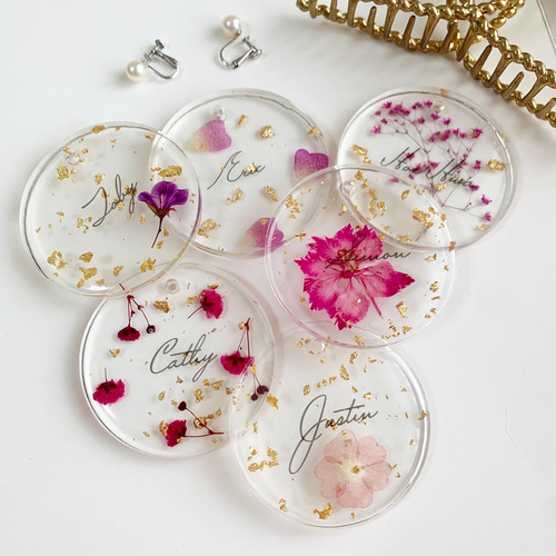 レジン 席札 結婚式 その他オーダーメイド Atelier hachimit 通販