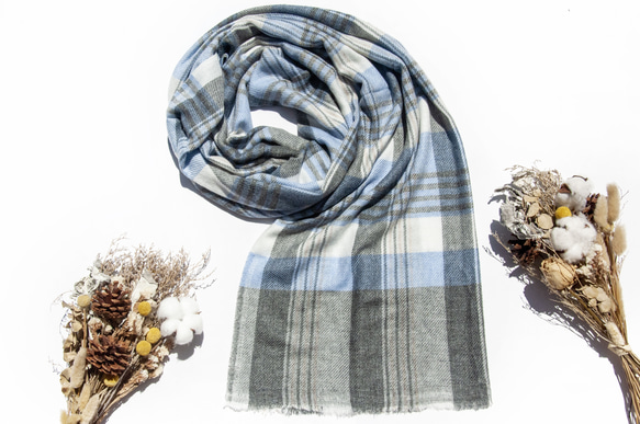 喀什米爾Cashmere 針織圍巾 純羊毛圍巾 手織圍巾 編織圍巾-希臘聖誕節交換禮物 父親節禮物 好友生日禮物 母親節 第8張的照片