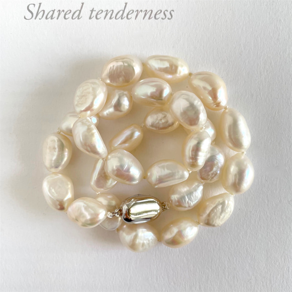 棗形大巴洛克珍珠項圈 (1.2~1.5mmx~1.0mm) 第9張的照片