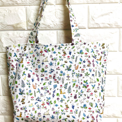 ❤️大人気yukiemonデコレーションパーク柄でトートバッグ