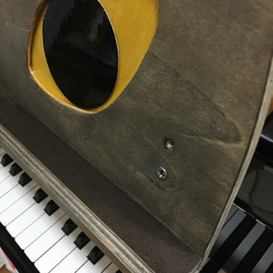 グランドピアノ用補助譜面台　限定製作「ニャア専用（まんまる目）」 7枚目の画像
