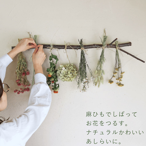 ドライフラワー ♪吊るして楽しむ* ドライフラワー7点&富良野 ドライフラワー ♪吊るして楽しむ* ドライフラワー7点&富良野
